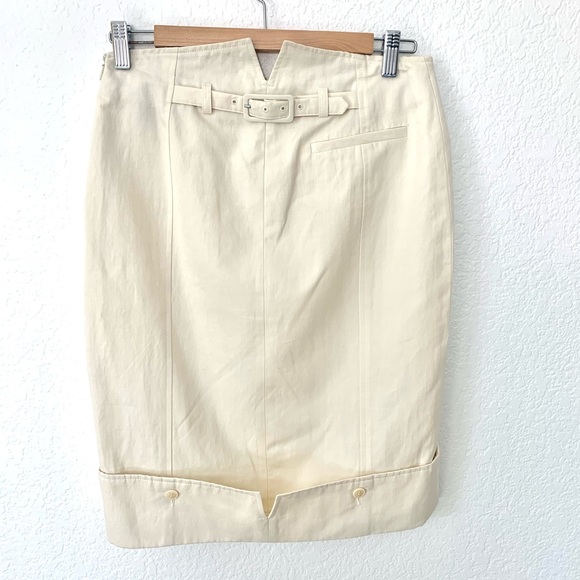 Vintage Pauw Amsterdam Cream Sailor Pencil Skirt - Picture 5 of 14